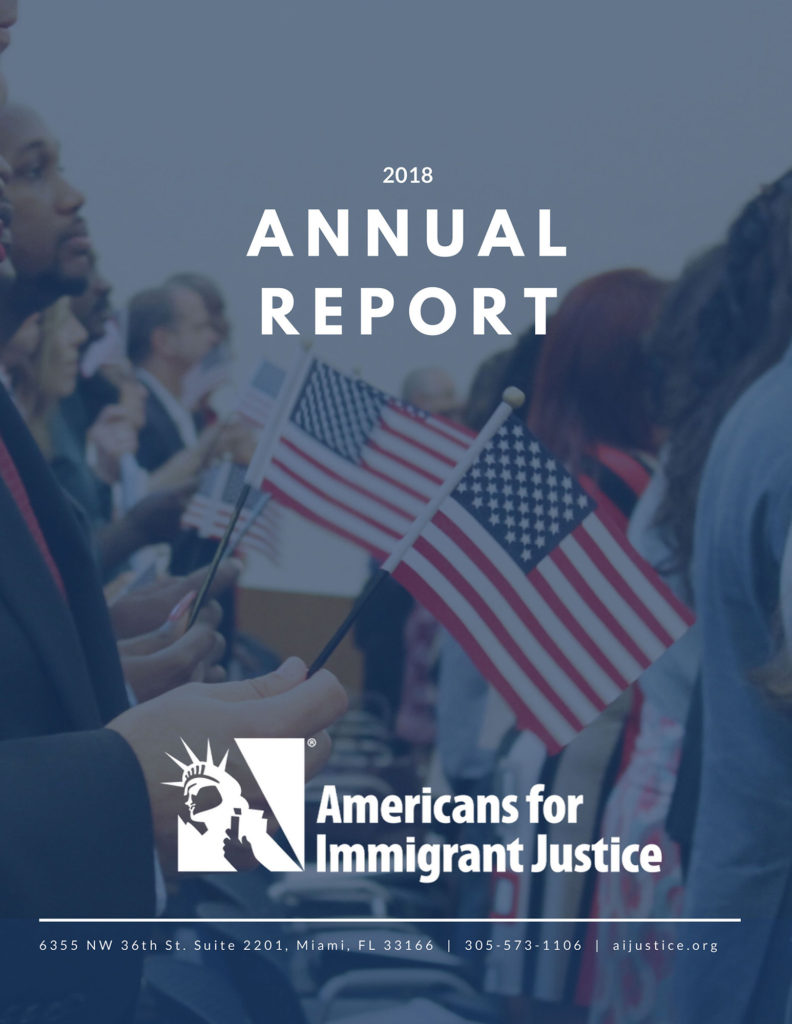 AI Justice's 2018 Annual Report