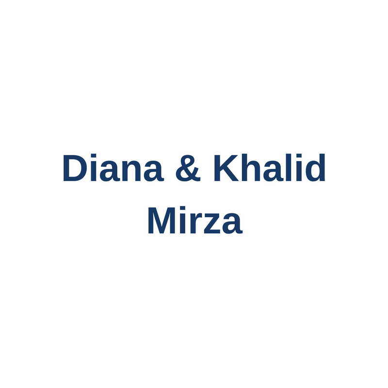 Diana & Khalid Mirza