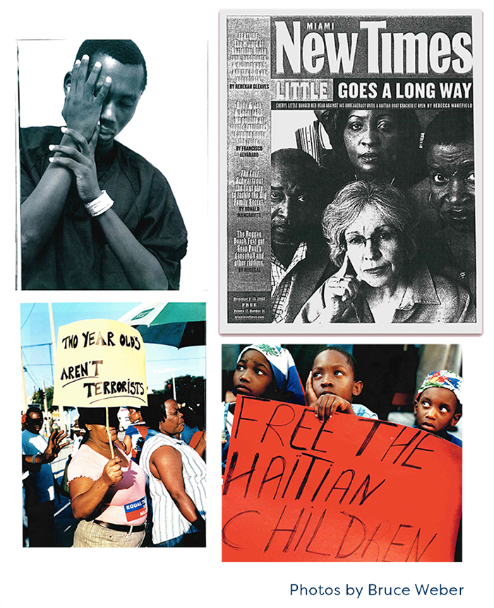 2002 Haiti news images shot by Bruce Weber