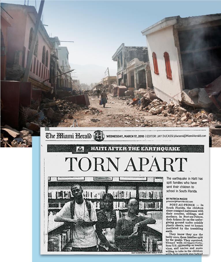Torn Apart artcile & photo of earthquake damage in Haiti