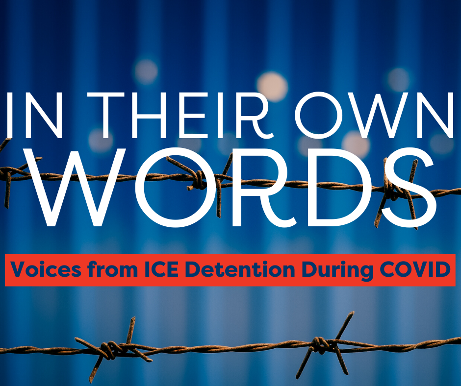 In Their Own Words: Voices from ICE Detention During Covid SEO Banner